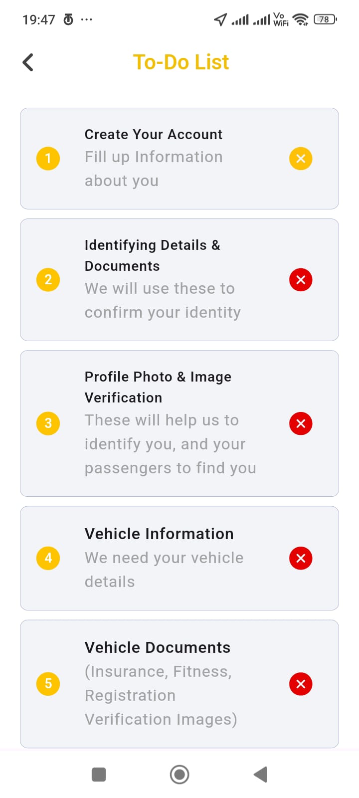 Ride Share Screen 2
